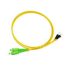 Load image into Gallery viewer, 10pcs SC TO FC A PC UPC Fiber Optic patch cord single mode Duplex sm dx 3m meters 3.0mm PVC FTTH Optic Cable - fusion splicer,splicing machine,otdr,fiber tool kits-TEKCN fusion splicer