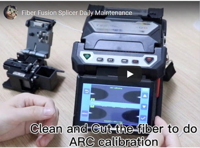 Fiber Fusion Splicer Daily Maintenance Video Tutorial
