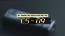 Load and play video in Gallery viewer, COMWAY CS-09 Ribbon Fiber Thermal Stripper | 2–12 Core, 105°C, One-Pass, Data Center &amp; FTTx
