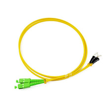 Load image into Gallery viewer, 10pcs SC TO FC A PC UPC Fiber Optic patch cord single mode Duplex sm dx 3m meters 3.0mm PVC FTTH Optic Cable - fusion splicer,splicing machine,otdr,fiber tool kits-TEKCN fusion splicer
