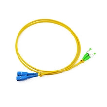 Load image into Gallery viewer, 10pcs SC TO FC A PC UPC Fiber Optic patch cord single mode Duplex sm dx 3m meters 3.0mm PVC FTTH Optic Cable - fusion splicer,splicing machine,otdr,fiber tool kits-TEKCN fusion splicer
