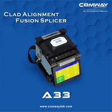 Load image into Gallery viewer, COMWAY A33 Fusion Splicer A33 Fiber Optic FTTx Splicing Machine - fusion splicer,splicing machine,otdr,fiber tool kits-TEKCN fusion splicer
