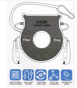 New OTDR Dead Zone Eliminator,Fiber Rings ,Fiber Optic OTDR Launch Cable Box 500m - COMWAY TECHNOLOGY