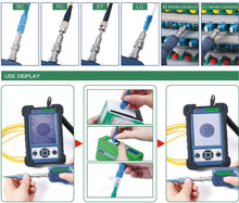 Load image into Gallery viewer, Fiber Inspection Probe Cleaning Kits TC-400 Fiber Optic Cleaner Pen Connector Cleaning Cassette - fusion splicer,splicing machine,otdr,fiber tool kits-TEKCN fusion splicer
