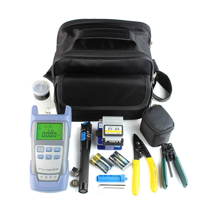 TEKCN 13 pcs Fiber Optic FTTH Tool Kit